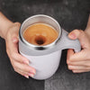 Electric Stirring Cup Charging Bean Bag Automatic Rotating Coffee Mug Stainless Steel Creative Magnetic Office Water Cup