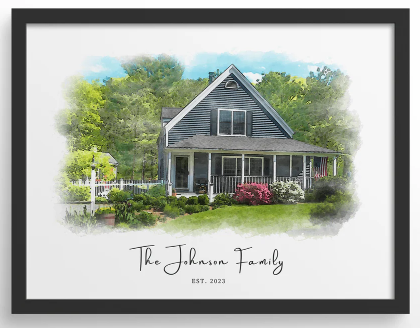 Custom Home Portrait