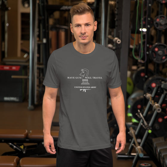 Have Gun Will Travel-Army-M4 DarkColors TShirt