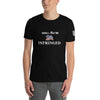 Shall Not Be Infringed with Blk/White Bill of Rights Sleeve,2A T-shirt, 2nd Amendment T-Shirt